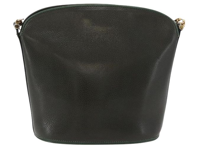 BALLY Borsa a Spalla in Pelle Verde Oro Auth YKZ1255 D'oro - vista 2
