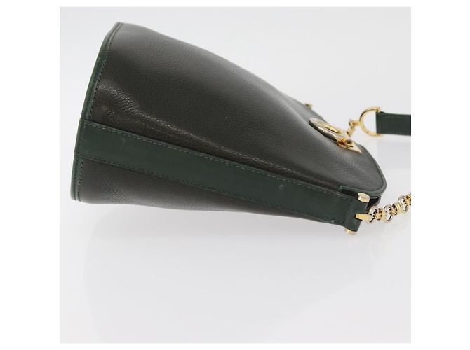 BALLY Borsa a Spalla in Pelle Verde Oro Auth YKZ1255 D'oro - vista 3