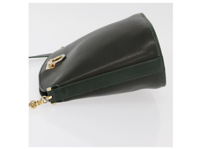 BALLY Borsa a Spalla in Pelle Verde Oro Auth YKZ1255 D'oro - vista 4