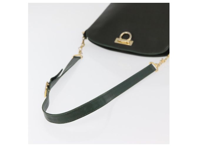 BALLY Borsa a Spalla in Pelle Verde Oro Auth YKZ1255 D'oro - vista 7