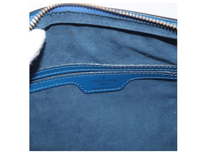 LOUIS VUITTON Epi Soufflot Handtasche Blau M52225 LV Auth yk20328A - Ansicht 10