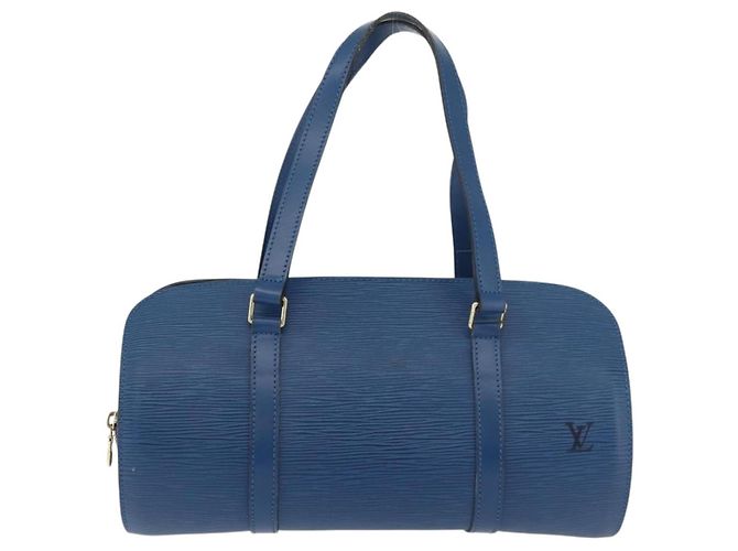 LOUIS VUITTON Epi Soufflot Handtasche Blau M52225 LV Auth yk20328A - Ansicht 13