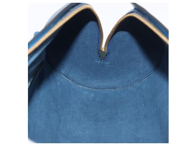 LOUIS VUITTON Epi Soufflot Handtasche Blau M52225 LV Auth yk20328A - Ansicht 18