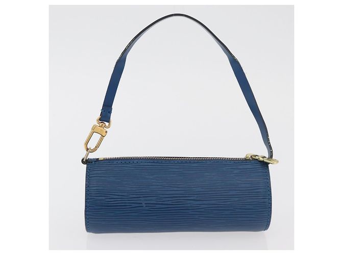 LOUIS VUITTON Epi Soufflot Handtasche Blau M52225 LV Auth yk20328A - Ansicht 22