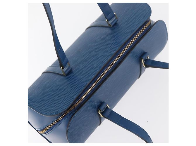 LOUIS VUITTON Epi Soufflot Handtasche Blau M52225 LV Auth yk20328A - Ansicht 6