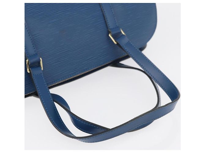 LOUIS VUITTON Epi Soufflot Handtasche Blau M52225 LV Auth yk20328A - Ansicht 7