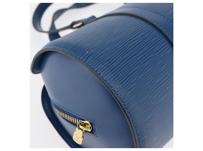 LOUIS VUITTON Epi Soufflot Handtasche Blau M52225 LV Auth yk20328A - Ansicht 9