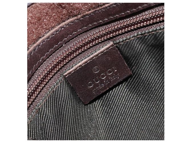 Bolso de Hombro GG Canvas Gucci PVC Beige Plata 27639 Auth yk20236 - vista 15