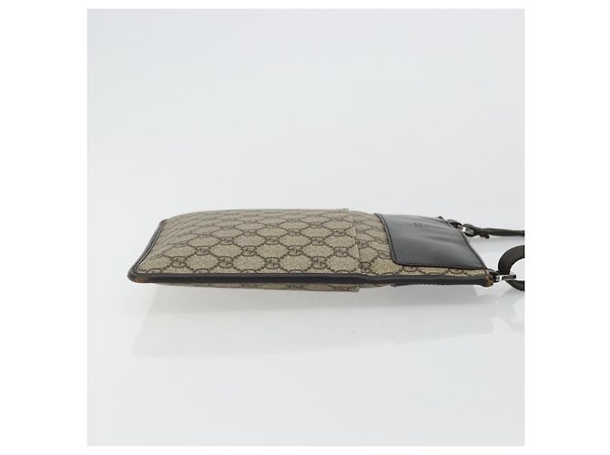 Bolso de Hombro GG Canvas Gucci PVC Beige Plata 27639 Auth yk20236 - vista 4
