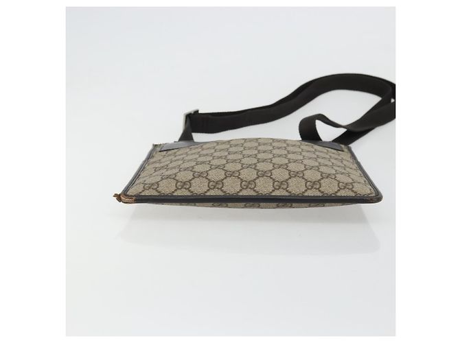 Bolso de Hombro GG Canvas Gucci PVC Beige Plata 27639 Auth yk20236 - vista 9