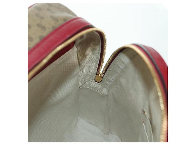 Gucci Zaino Doraemon Micro GG Supreme in PVC beige e oro 647816 Auth YKZ1360M D'oro - vista 24