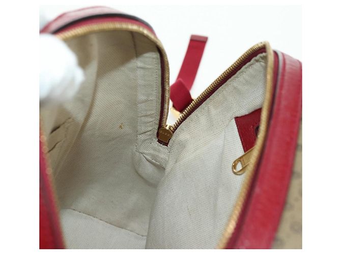 Gucci Zaino Doraemon Micro GG Supreme in PVC beige e oro 647816 Auth YKZ1360M D'oro - vista 25