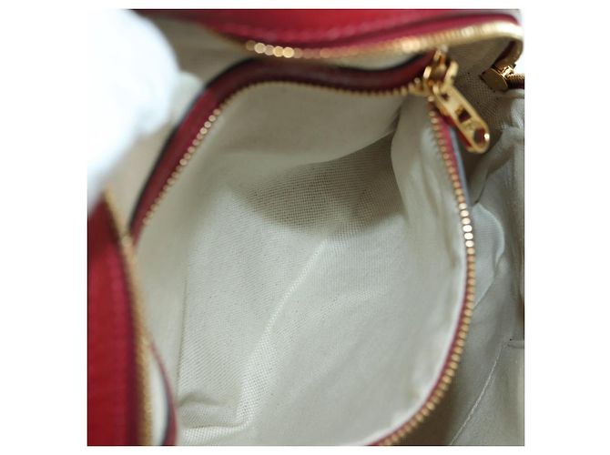 Gucci Zaino Doraemon Micro GG Supreme in PVC beige e oro 647816 Auth YKZ1360M D'oro - vista 27