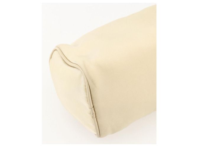 Borsa a Spalla PRADA Nylon Beige Oro Auth 175188 D'oro - vista 18