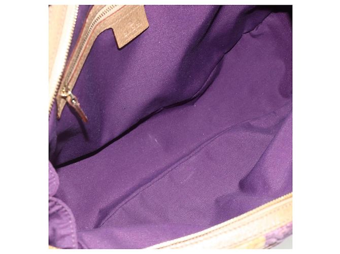 Gucci Borsa Boston Horsebit in velluto oro beige 145770 Auth 176490V D'oro - vista 10