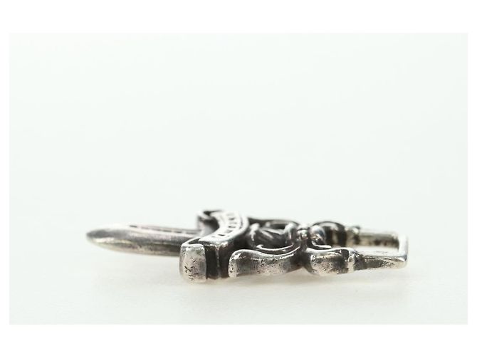 Pendente Charm Dagger Chrome Hearts in argento Ag925 Auth YKZ1427V - vista 11