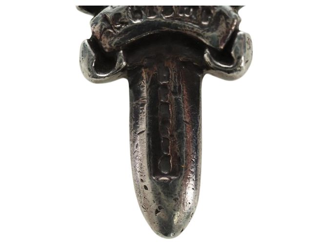 Pendente Charm Dagger Chrome Hearts in argento Ag925 Auth YKZ1427V - vista 7