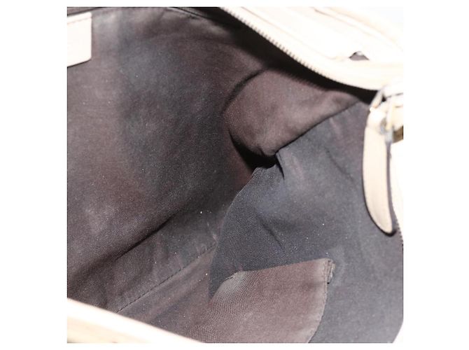 Borsa a Spalla GG Canvas Gucci Beige Oro 388924 Auth 175206 D'oro - vista 17