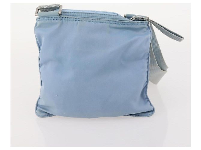 PRADA Schultertasche Nylon 2 Set Hellblau Auth YKZ1188 - Ansicht 10