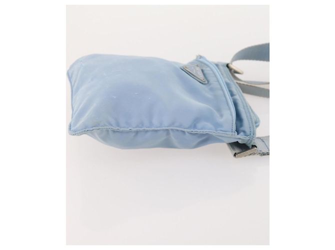 PRADA Schultertasche Nylon 2 Set Hellblau Auth YKZ1188 - Ansicht 11