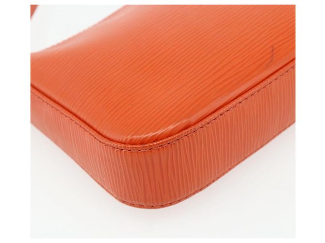 LOUIS VUITTON Pochette Accessori NM Epi Pouch Pimon LV Auth 168911A Arancione - vista 14