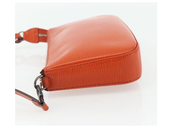 LOUIS VUITTON Pochette Accessori NM Epi Pouch Pimon LV Auth 168911A Arancione - vista 3