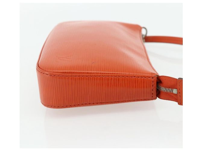 LOUIS VUITTON Pochette Accessori NM Epi Pouch Pimon LV Auth 168911A Arancione - vista 4
