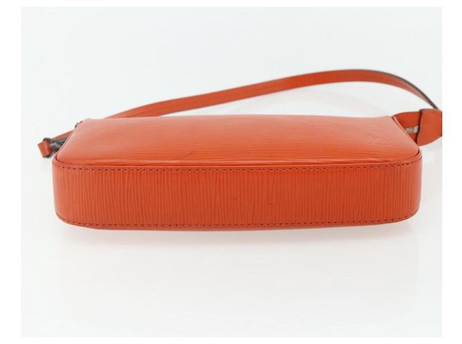 LOUIS VUITTON Pochette Accessori NM Epi Pouch Pimon LV Auth 168911A Arancione - vista 5