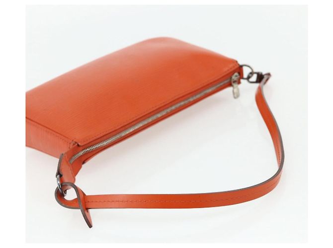 LOUIS VUITTON Pochette Accessori NM Epi Pouch Pimon LV Auth 168911A Arancione - vista 7