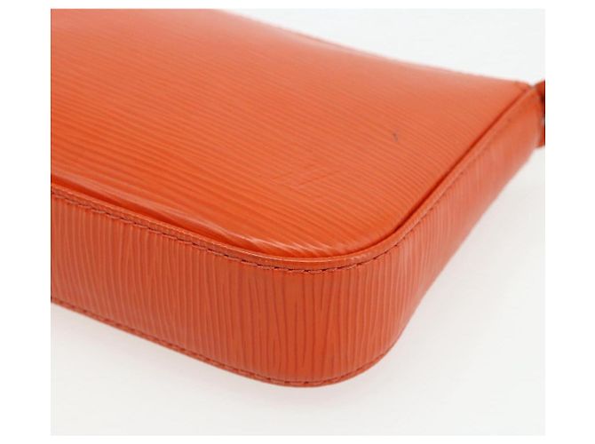 LOUIS VUITTON Pochette Accessori NM Epi Pouch Pimon LV Auth 168911A Arancione - vista 9