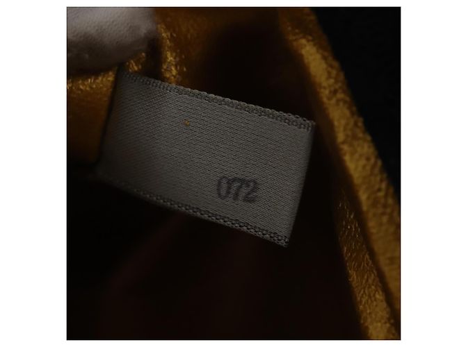 Borsa Boston in tela giallo oro Auth BA11776A di Gianni Versace D'oro - vista 11