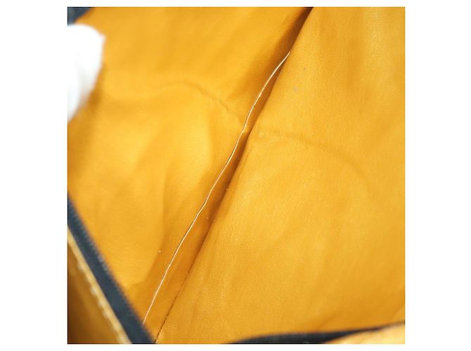 Borsa Boston in tela giallo oro Auth BA11776A di Gianni Versace D'oro - vista 24