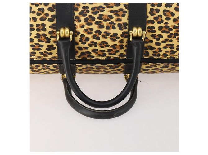 Borsa Boston in tela giallo oro Auth BA11776A di Gianni Versace D'oro - vista 7