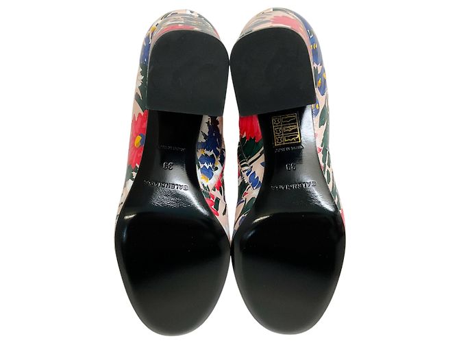 Botines de cuero con estampado floral múltiple Balenciaga Multicolor - vista 10