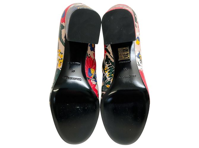Botines de cuero con estampado floral múltiple Balenciaga Multicolor - vista 12