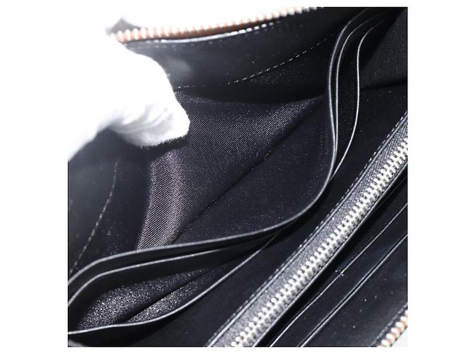 LOEWE Puzzle Zip-Up Round Wallet Leather Multicolor Silver 122N30X Auth am11095V Silvery Multiple colors - view 17