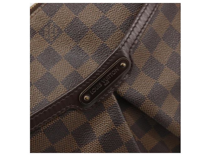 LOUIS VUITTON Borsa a Spalla Damier Ebene Bloomsbury GM N42250 LV Auth BA12087 - vista 17