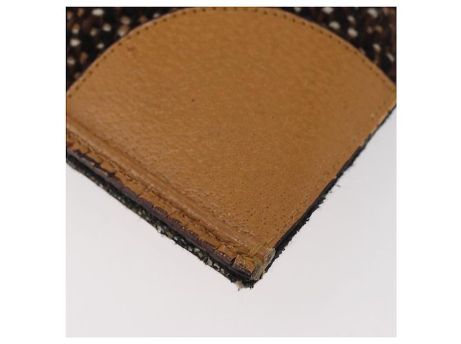 PRADA Borsa a mano in tela marrone argento Auth 175566A - Ansicht 16