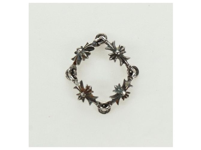 Anello Chrome Hearts Tiny ECH Plus Ag925 Argento Auth YKZ1419V - vista 6