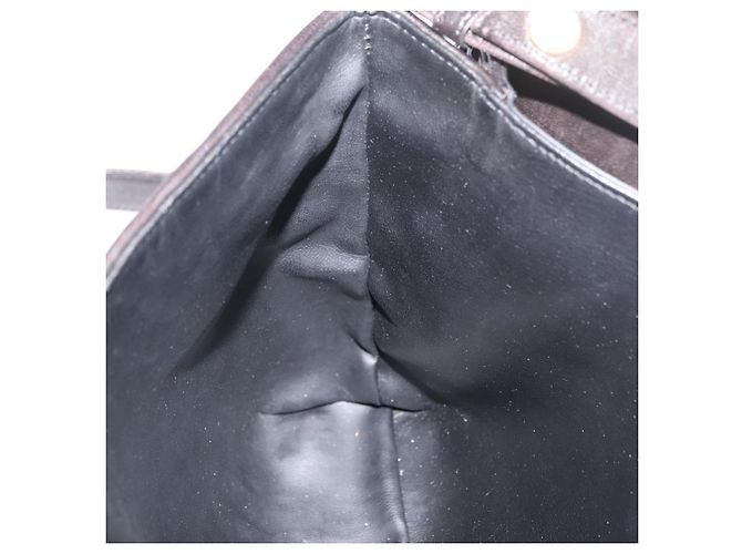 BALLY Borsa a Mano in Pelle 2 vie Nero Oro Auth YKZ1223 D'oro - vista 25