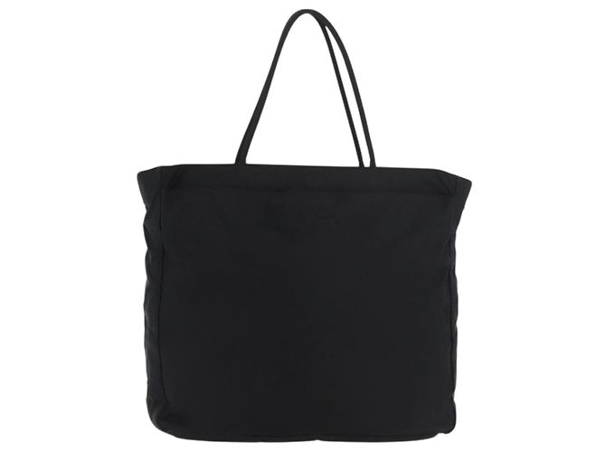 Prada Tote Bag aus schwarzem Nylon mit silberner Authentizität 176592 - Ansicht 13