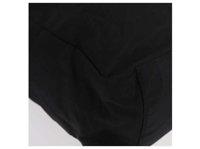 Prada Tote Bag aus schwarzem Nylon mit silberner Authentizität 176592 - Ansicht 14