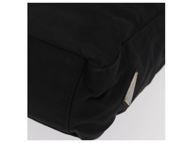 Prada Tote Bag aus schwarzem Nylon mit silberner Authentizität 176592 - Ansicht 15