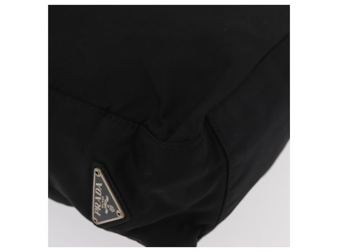 Prada Tote Bag aus schwarzem Nylon mit silberner Authentizität 176592 - Ansicht 16