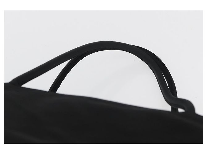 Prada Tote Bag aus schwarzem Nylon mit silberner Authentizität 176592 - Ansicht 8