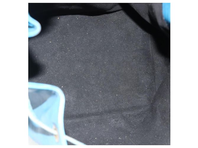 Noe LOUIS VUITTON Borsa a Spalla Petit Noé Epi Blu M44105 LV Auth YKZ1244 - vista 11