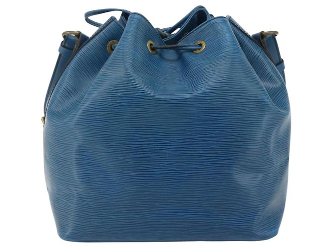 Noe LOUIS VUITTON Borsa a Spalla Petit Noé Epi Blu M44105 LV Auth YKZ1244 - vista 2