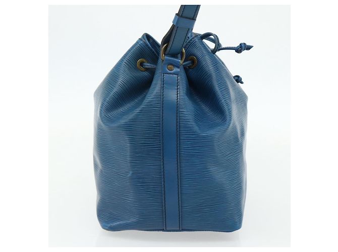 Noe LOUIS VUITTON Borsa a Spalla Petit Noé Epi Blu M44105 LV Auth YKZ1244 - vista 3