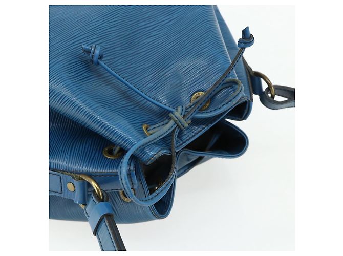 Noe LOUIS VUITTON Borsa a Spalla Petit Noé Epi Blu M44105 LV Auth YKZ1244 - vista 6