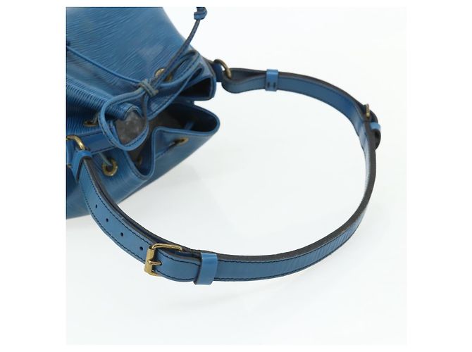 Noe LOUIS VUITTON Borsa a Spalla Petit Noé Epi Blu M44105 LV Auth YKZ1244 - vista 7